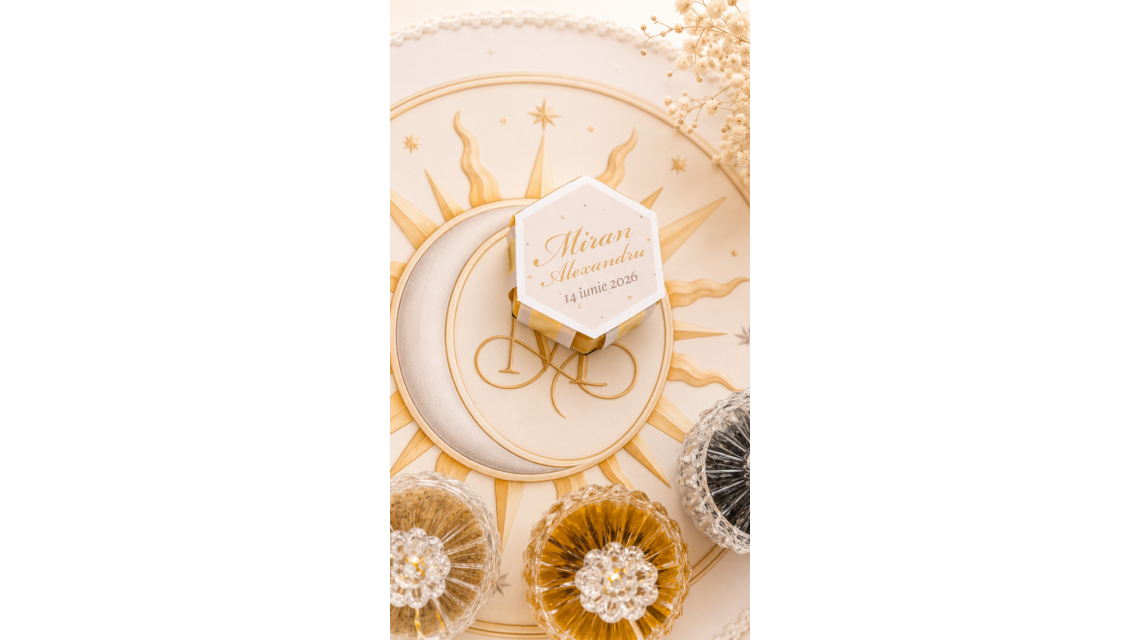 Set Prima Băiță după Botez Soarele Ritualul Blând al Apei Personalizat 2